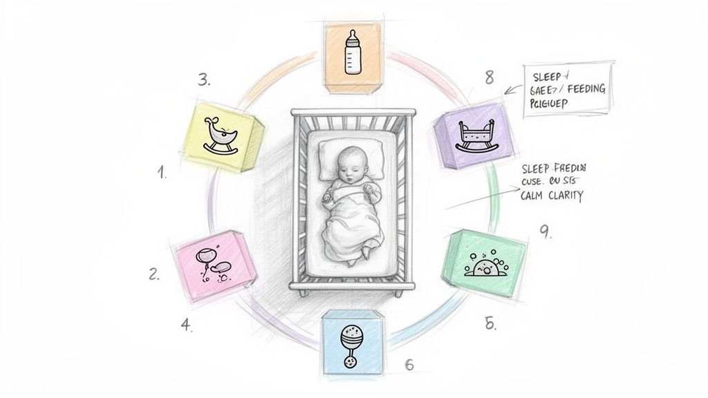 8 Sample Newborn Schedules to Bring Calm to Your Chaos - hiccapop