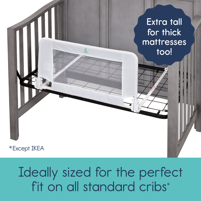 Convertible Crib Rail for Toddlers hiccapop