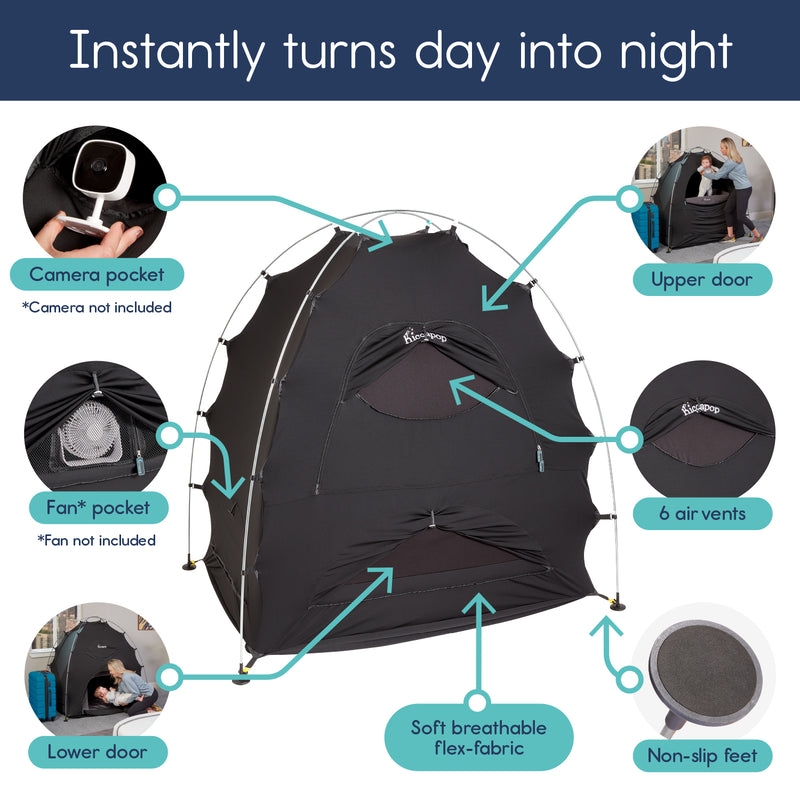 Load image into Gallery viewer, DayDreamer Blackout Tent for Pack &#39;n Play
