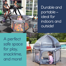 Load image into Gallery viewer, 53" PlayPod Portable Playpen for Babies and Toddlers [Includes Dome]

