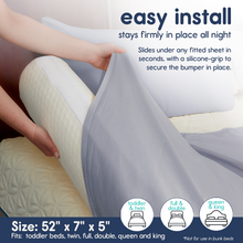 Load image into Gallery viewer, Foam Bed Bumper for Toddlers
