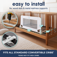 Load image into Gallery viewer, Convertible Crib Rail for Toddlers
