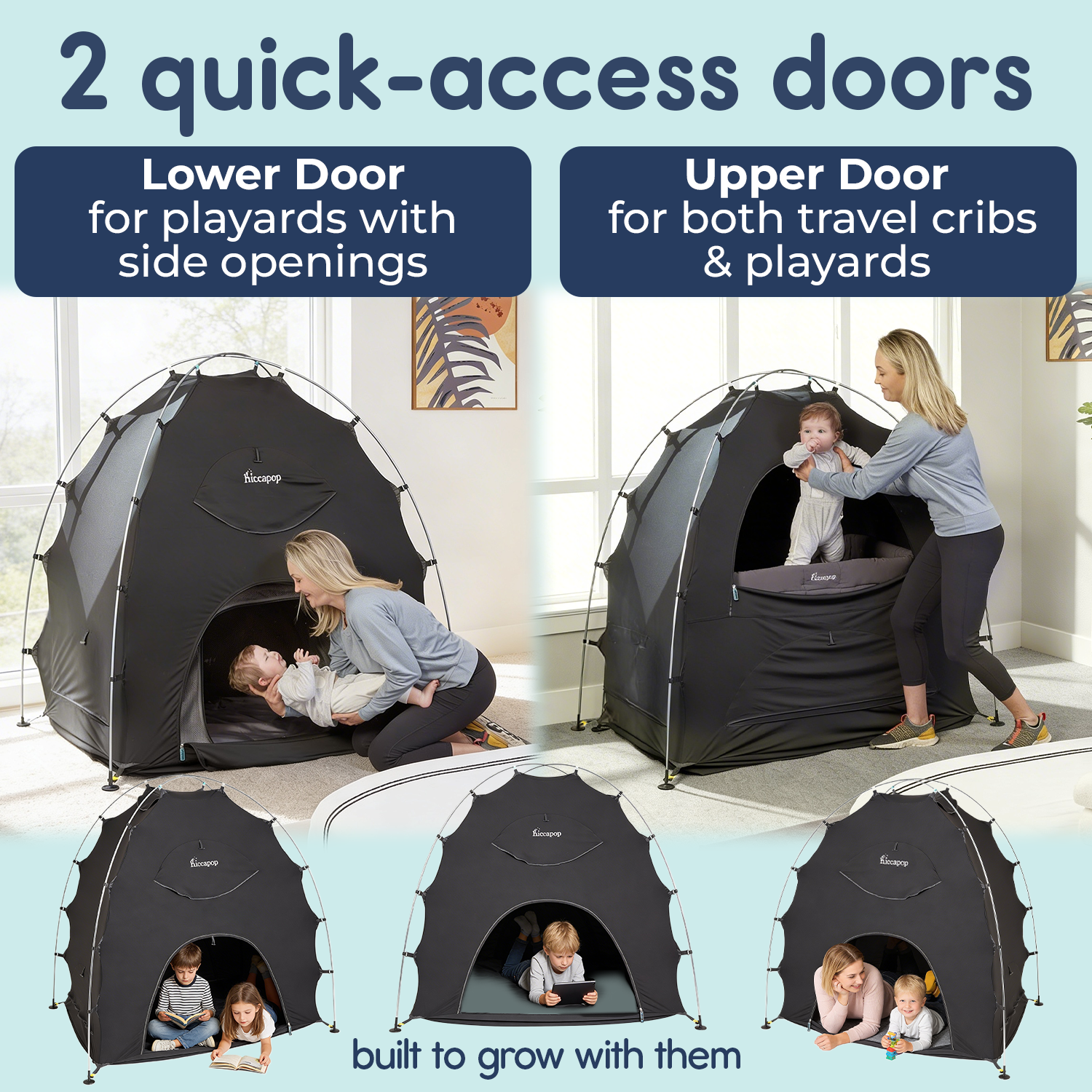 tent to sleep DayDreamer Blackout Tent for Pack 'n Play Pitch Black