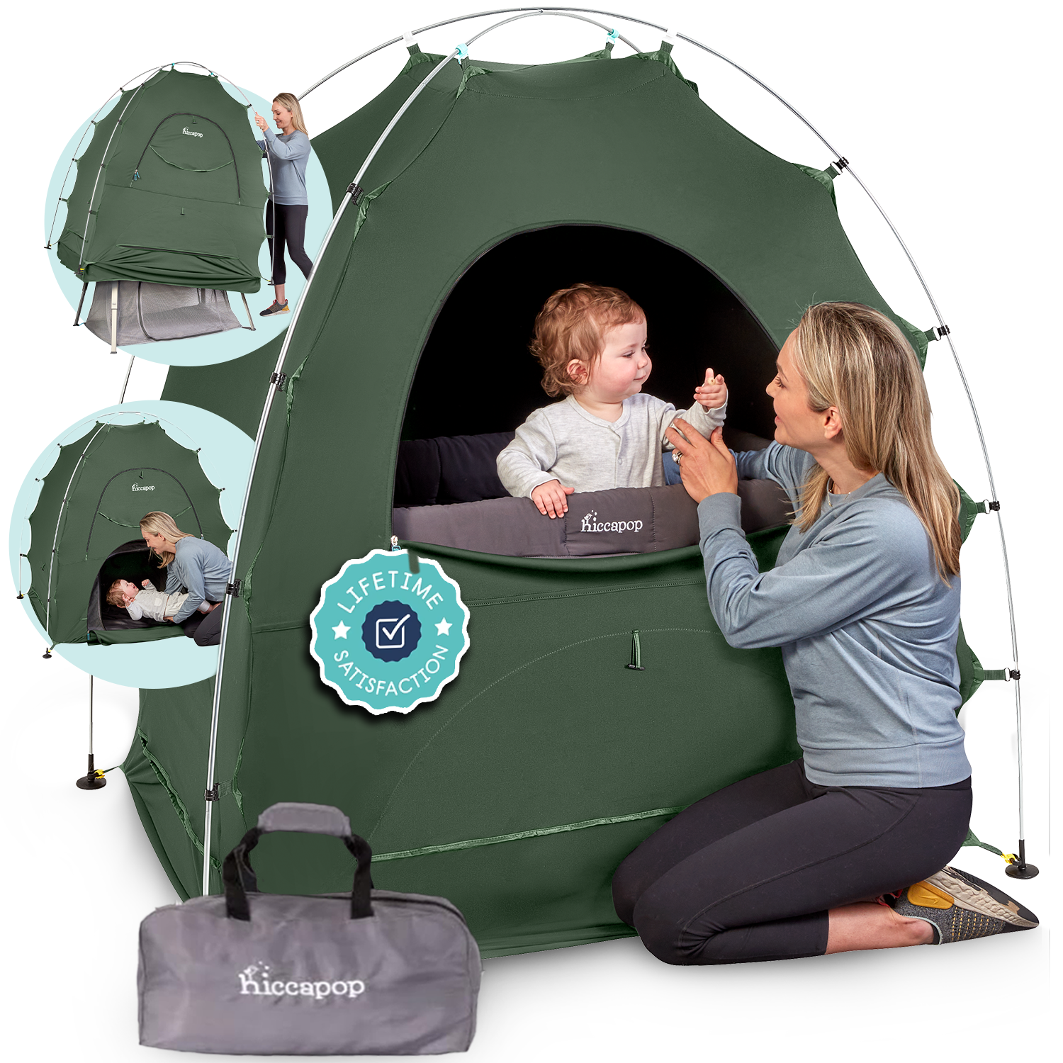 most compact tent DayDreamer Blackout Tent for Pack 'n Play Pitch Black