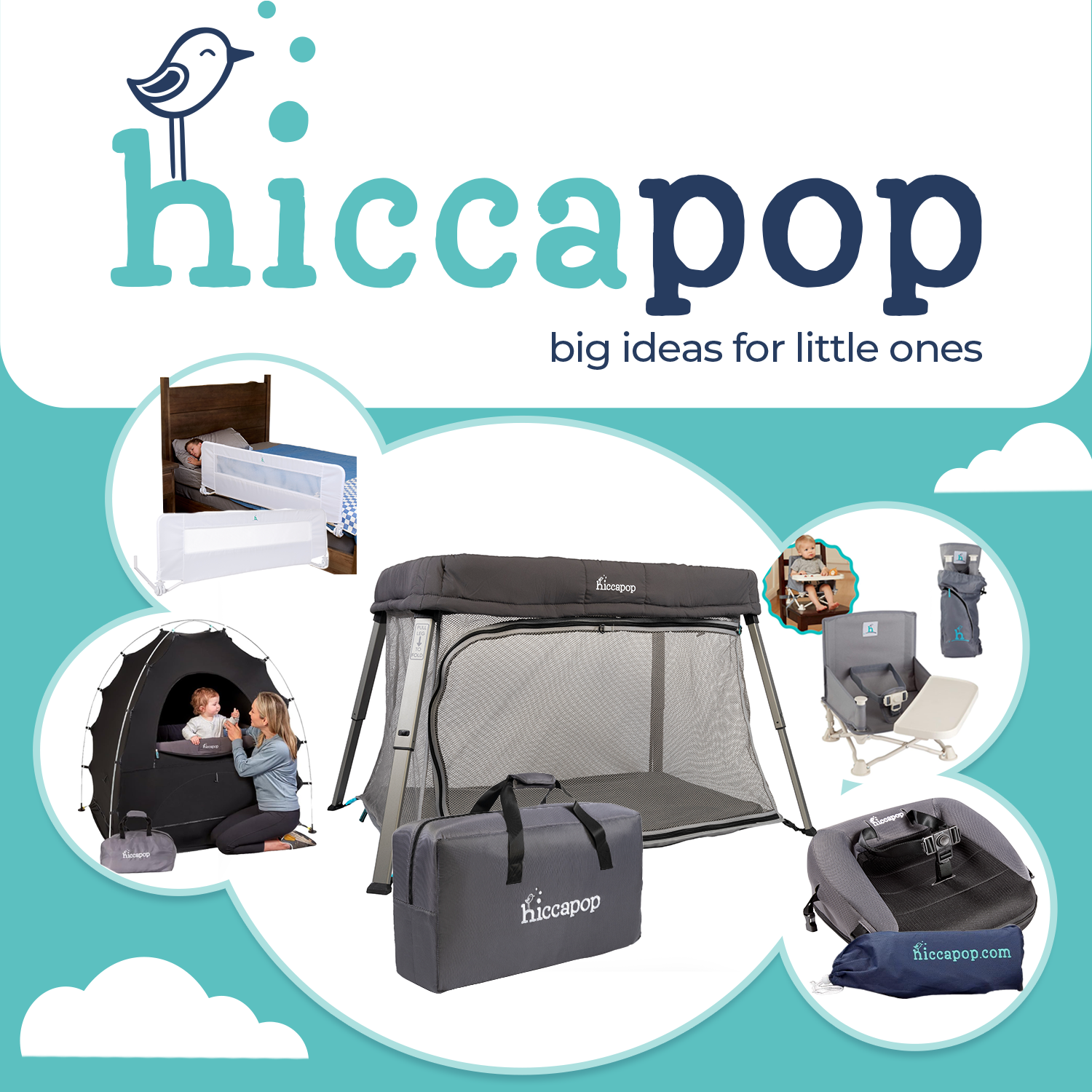 Hiccapop TravelPod Playard - hiccapop