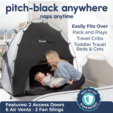 Load image into Gallery viewer, DayDreamer Blackout Tent for Pack 'n Play
