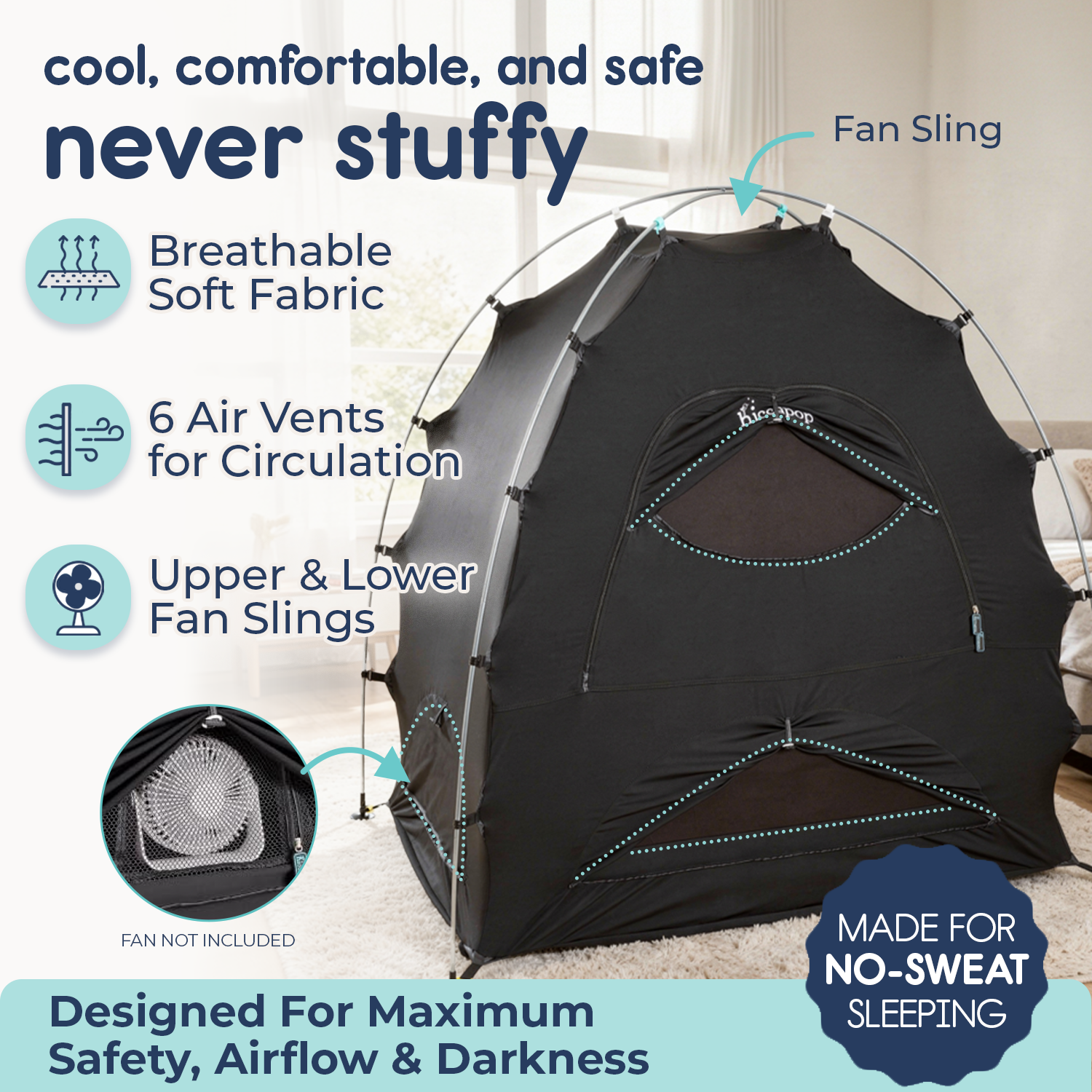 DayDreamer Blackout Tent for Pack 'n Play